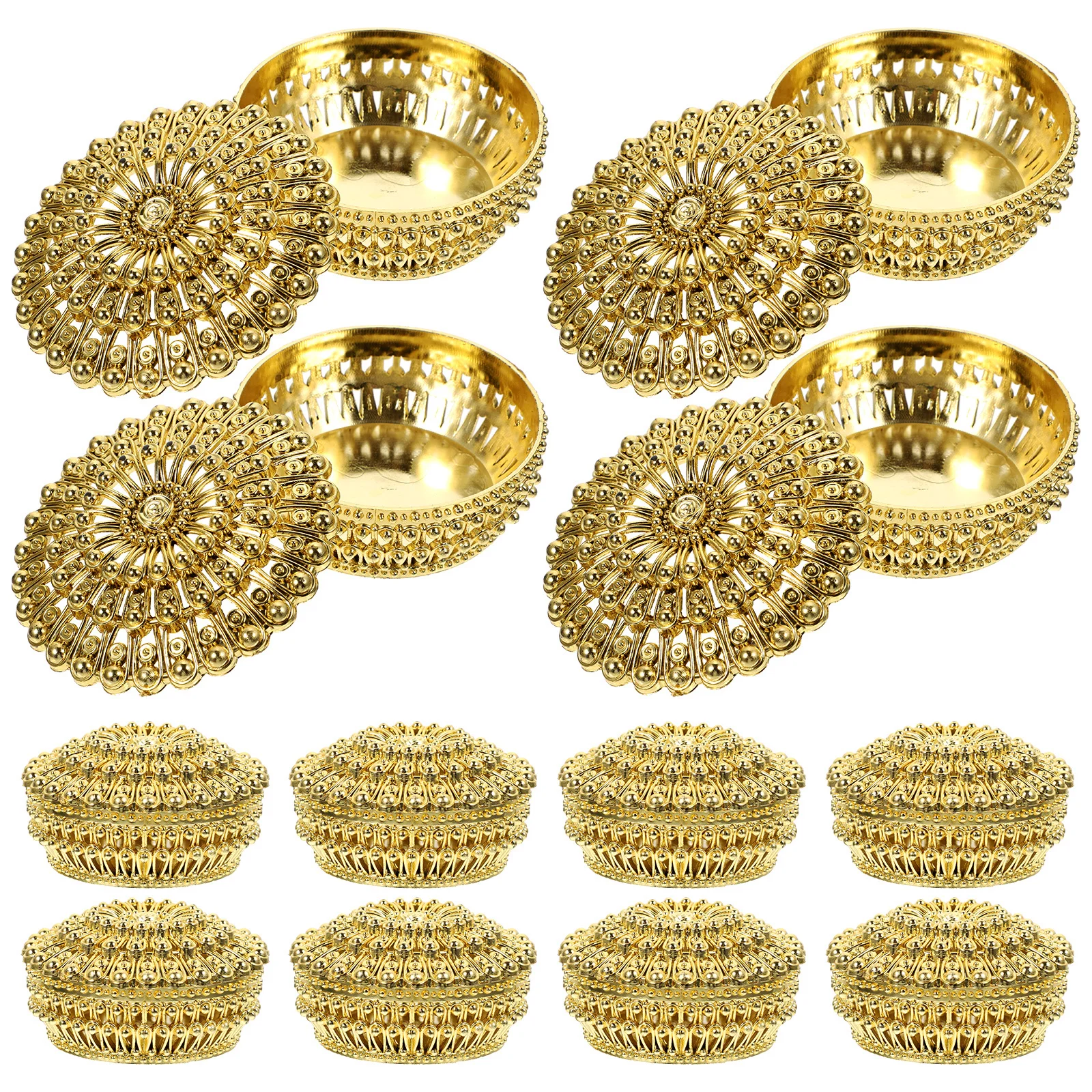 

12Pcs Aromatherapy Box Decorative Candy Box Smooth Surface Colorful Design for Birthday Bridal Shower Anniversary Treats