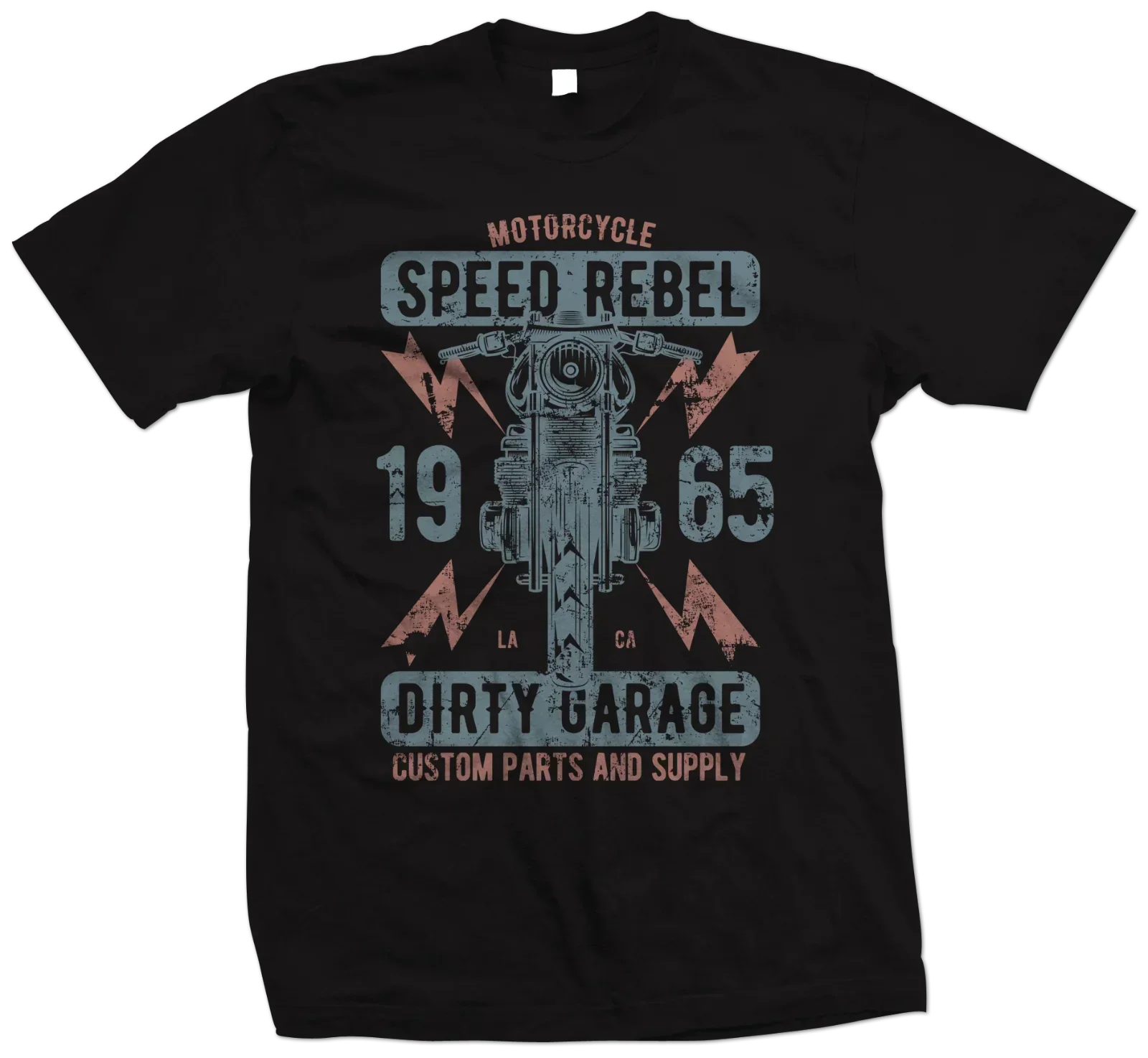 

Biker Men Cotton T-Shirt Motorbike Big Size Print Cool Fashion Streetwear Classic Big Size Tee New Arrival Motorcycle Top S-4XL