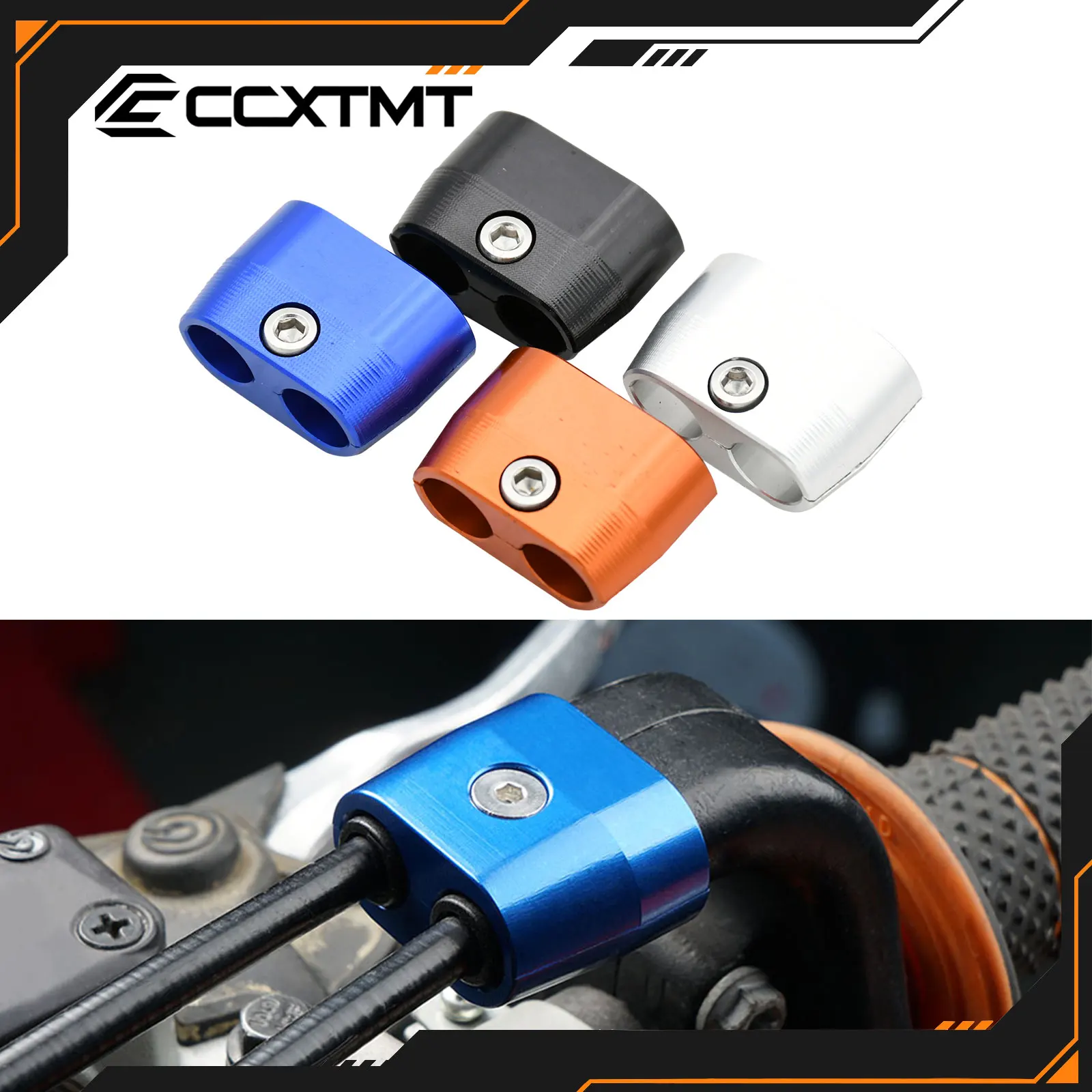 Motorrad CNC Gaszug-Schutzabdeckung für KTM EXC EXCF SX SXF XC XCF XCW SMR 2002-2016 für Suzuki DR 250 350 SV650