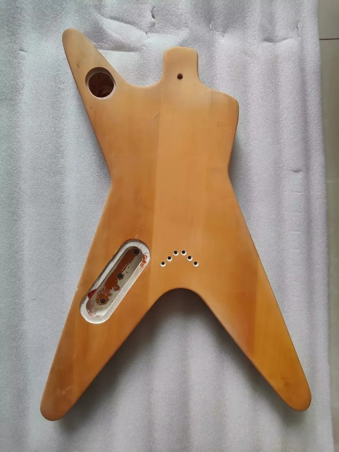 Special Shape Electric Guitar Body, Unfinished Basswood, exp Style, Semi-finished Blank Guitar Barrel, essencial Color, Stock