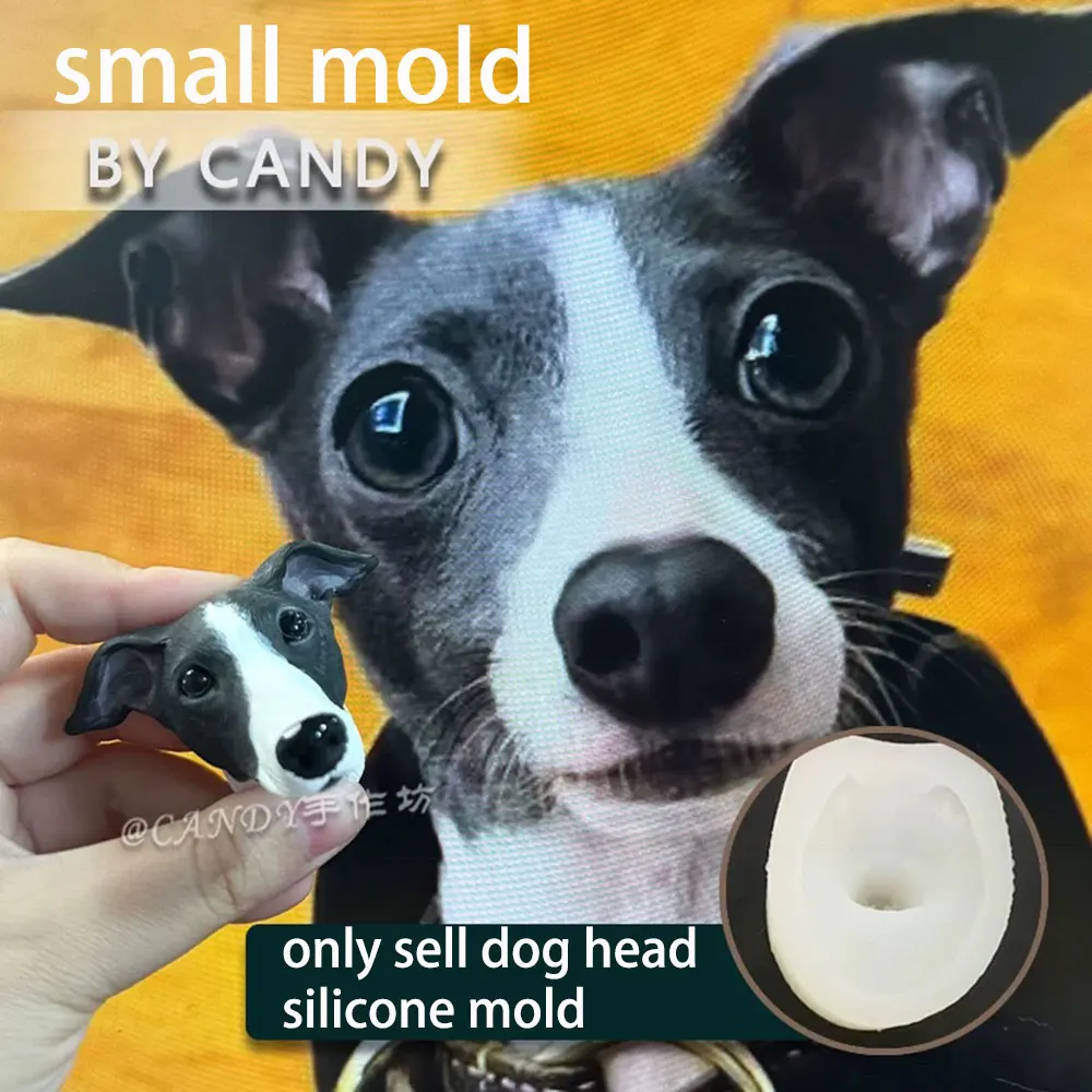 Rottweiler Avatar Silicone Mold West Highland White Terrier Bichon Frize Greyhound Animal Pet Dog Gypsum Resin Concrete DIY Mold