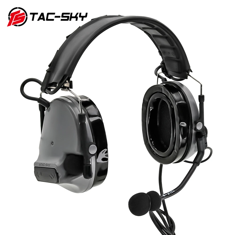 TS TAC-SKY COMTA III Noise Cancelling Shooting Headphones Tactical Hearing Protection Headphones+ARC Helmet Mount+U94 PTT