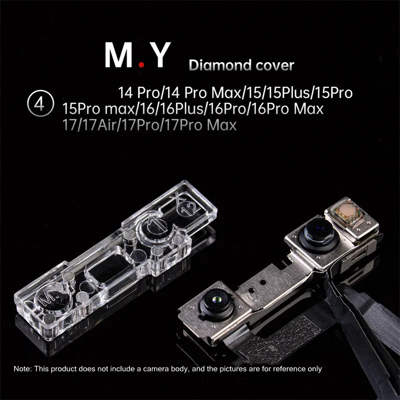 Mr.Yang Diamond Cover Dust Proof Ensure Accurate Face ID for IP X-17Pro Max Front Camera Repair Front Camera Lens Protector