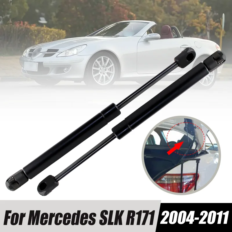 2PCS OEM#:1717500036, A1717500036 For 2004-2011 Mercedes SLK R171 Convertible Rear Tailgate Boot Gas Lifter Struts