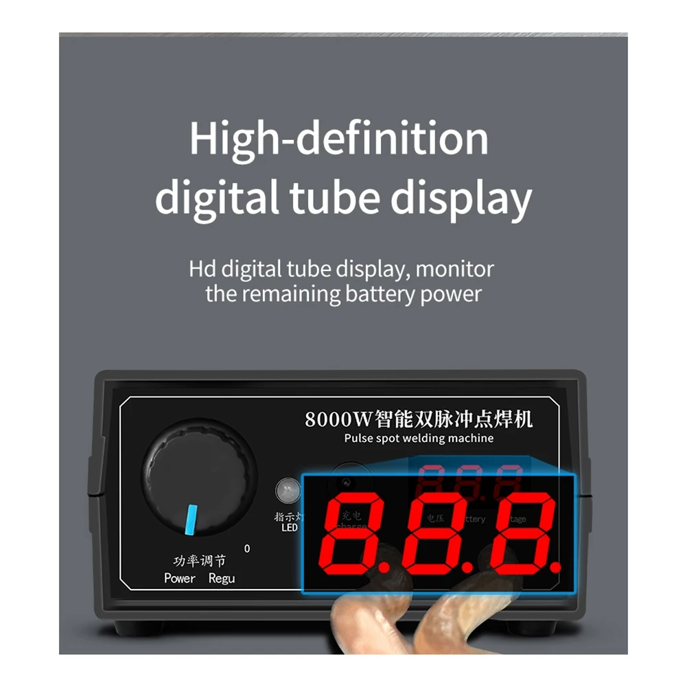 Soudeuse par points domestique portable, batterie au lithium 18650, kit de bricolage, prise UE