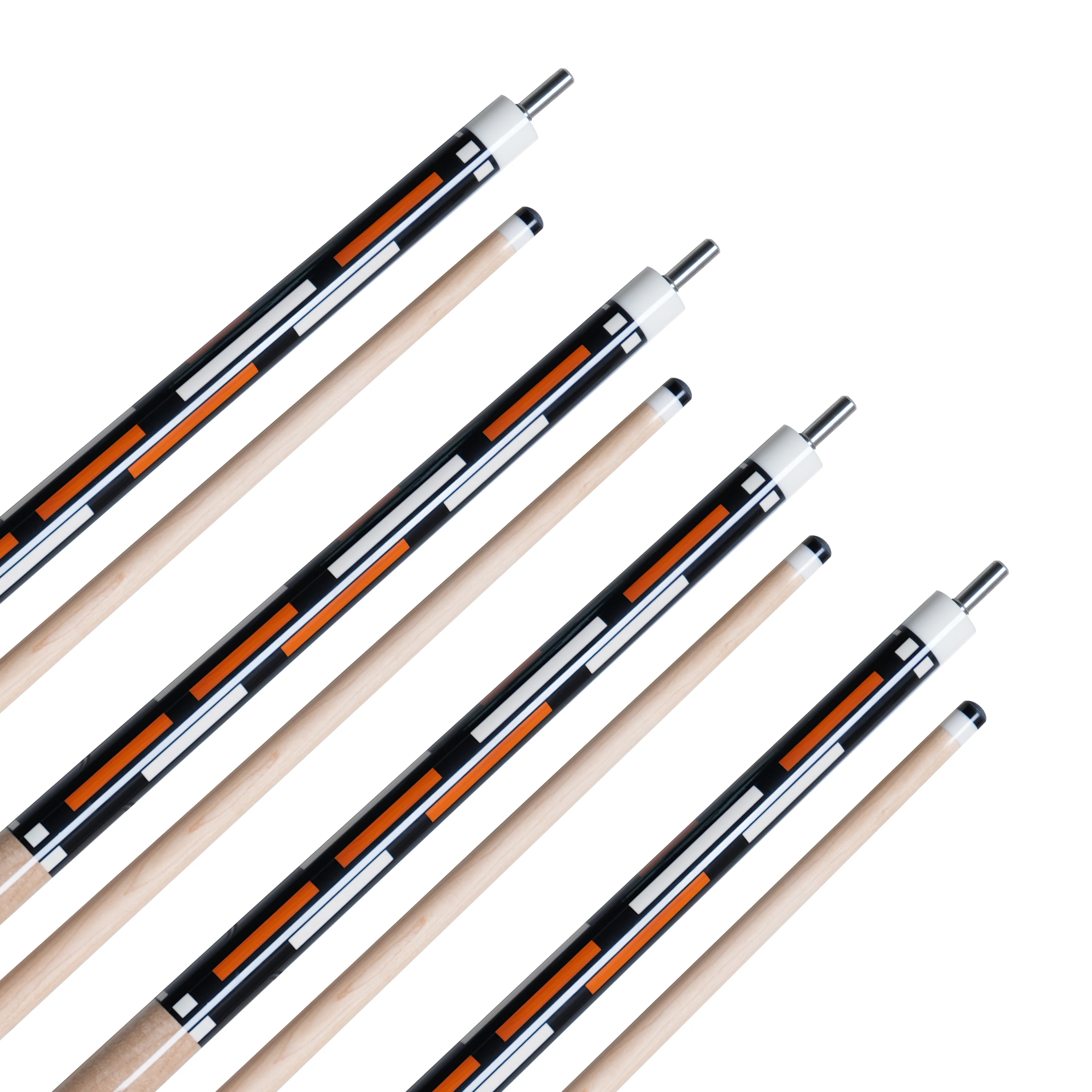 Hot Selling Carom Cue High Quality Pool Cue Sticker Hard Maple Shaft VP2 Pin Maple color