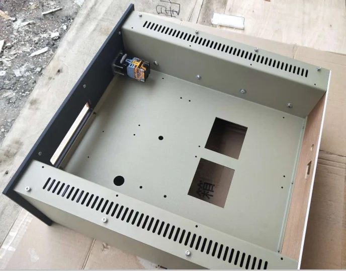 FM الصوتية إعادة محفورة FM711 جميع هيكل مكبر للصوت الألومنيوم لتقوم بها بنفسك الجمعية قذيفة مضخم الصوت الشاسيه