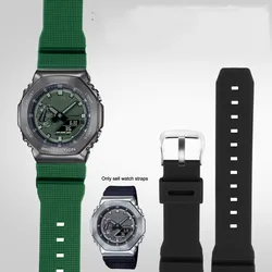 Pasek do zegarka Casio G-Shock GM-2100 GM-S2100 GA-2100 GM-5600/GA5600 silikonowy męski sportowy wodoodporny zegarek akcesoria pasek