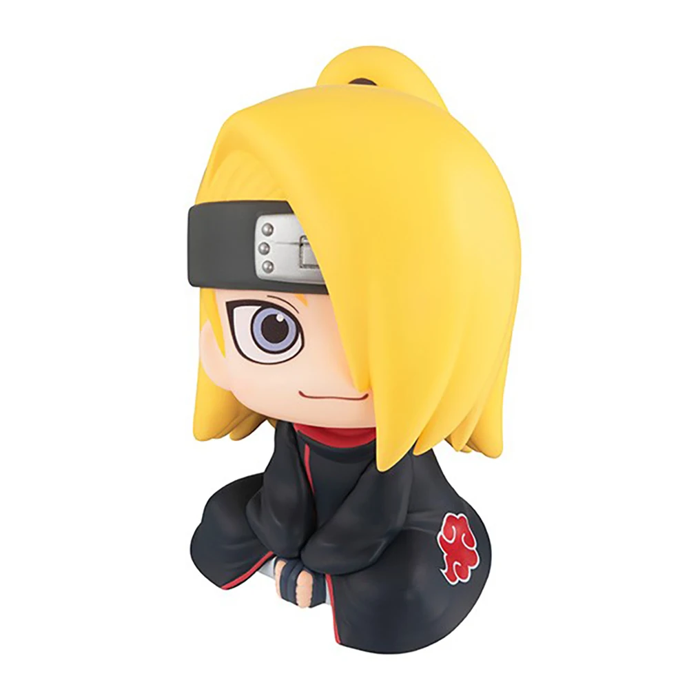 In Stock Original Megahouse Look Up Naruto Deidara Sasori Cute Model Toys Kawaii Anime Figures Gifts for Fans Kids