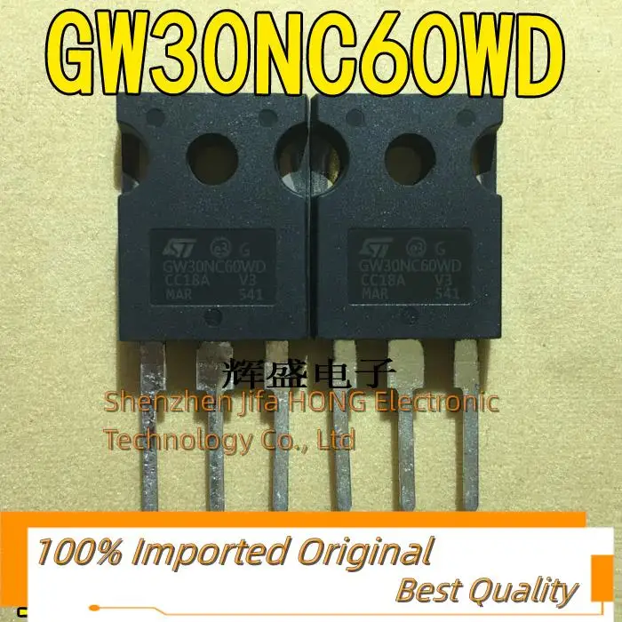 

10 шт./лот GW30NC60WD 600 В 30A TO-247 высокое качество
