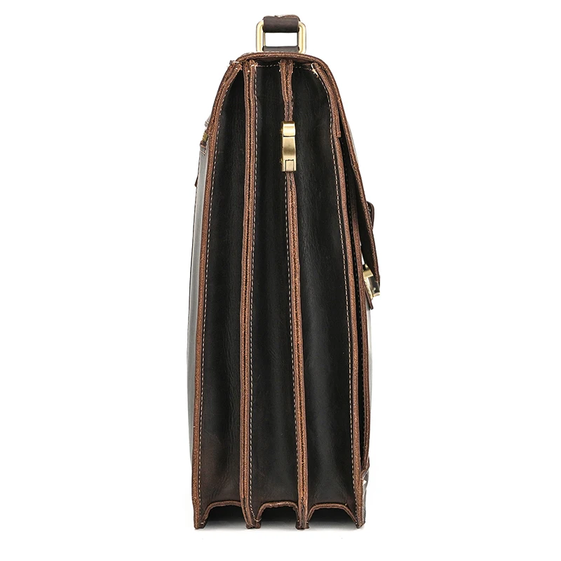 High Quality Laptop Briefcase Bag For Men Male 2026 New Arrivals Genuine Leather Briefcase Bag Real Cowskin Shoulder Bag Men