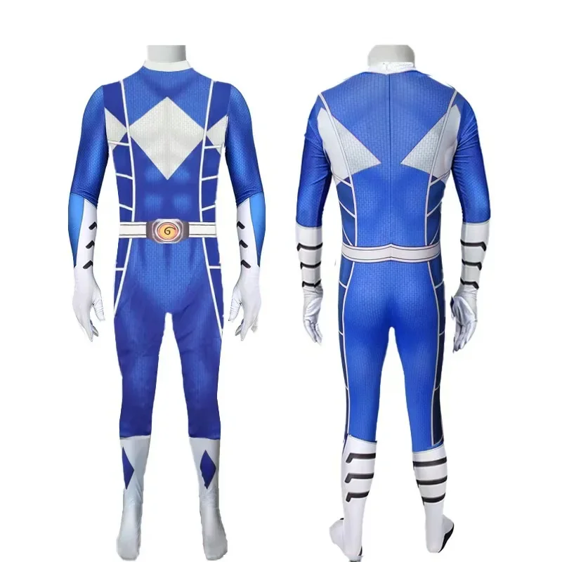 

Комплект костюма для косплея Blue Power TV pour hommes, T실, Хэллоуин, карнавал мех s Up Net, Beau, Cool