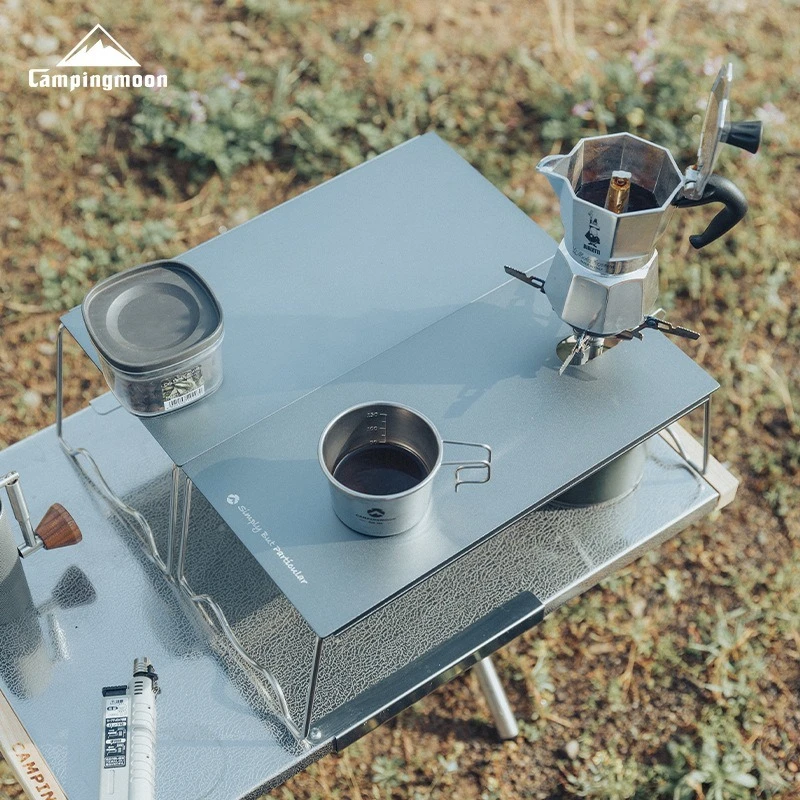 campingmoon-sk-9s-bk-black-outdoor-aluminum-alloy-flat-table-folding-insulated-table-portable-coffee-table-tea-table