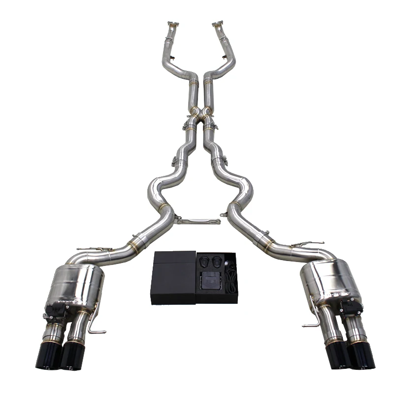 Performance Valvetronic Exhaust For BMW M5/M6 F06/F10/F12/F13 4.4TT 2012-2016 Tuning SS304 Exhausted Systems Catback Muffler