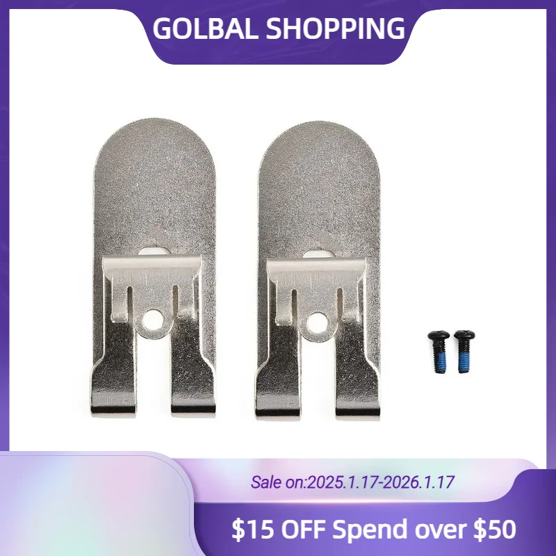 2PCS Gürtelclip-Haken für Dewalt-Bohrschrauber N 435687 DCF620 DCF620B DCF622 Elektrowerkzeug-Gürtelhaken, Aufbewahrungshalter mit Schraube