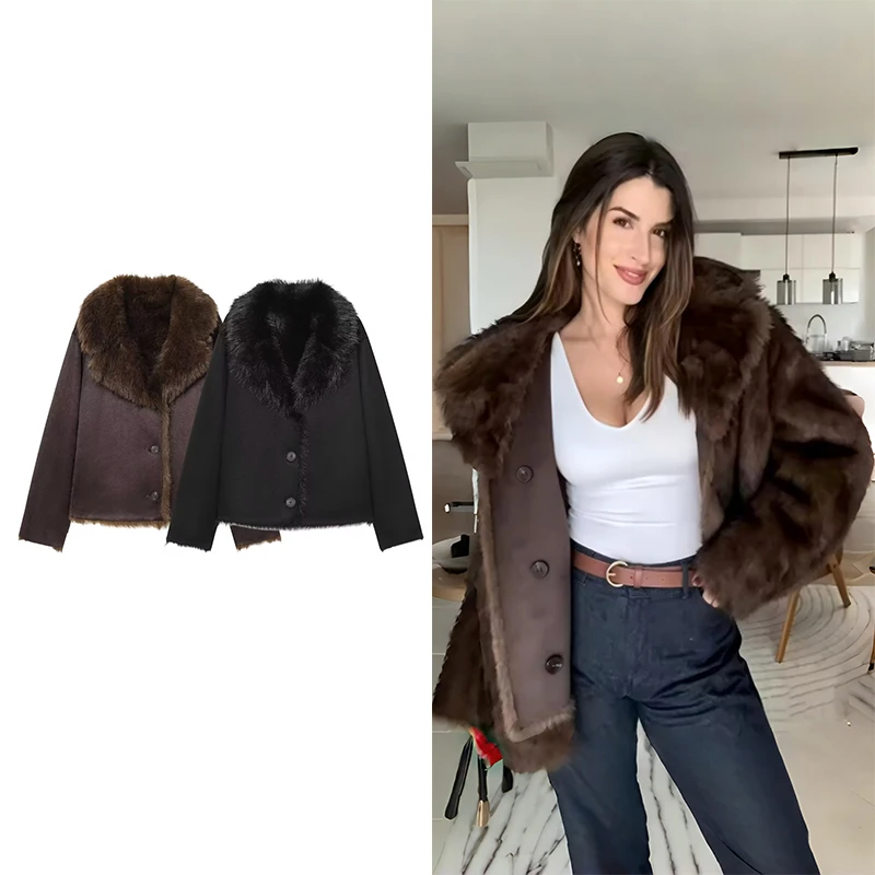 Guobioziy 2026 Winter Coat Avant Garde Urban Catwalk Style Oversized Fit Influencer Hot Item Sophisticated Temperament