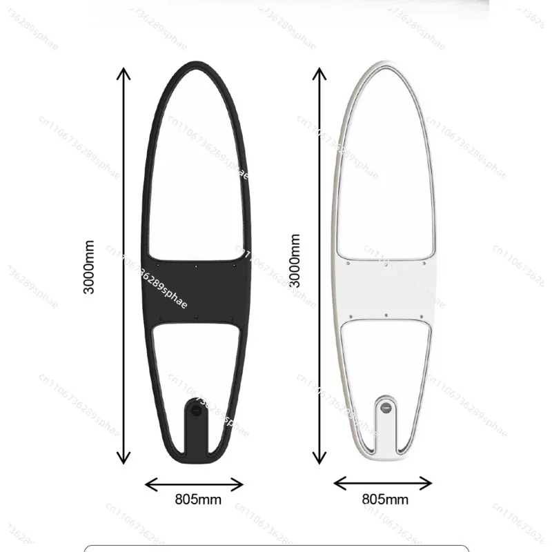 Stand-up novice racing surfboard Internet celebrity transparent paddle board kayak three segments can be split