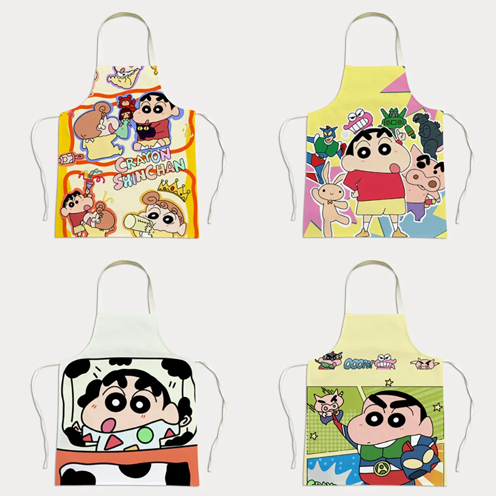 

Crayon Shinchan Aprons,Fun, Cute, and Ideal for Cooking ,Cartoon Adult Children Apron Kitchen Anti-fouling Cleaning Tools