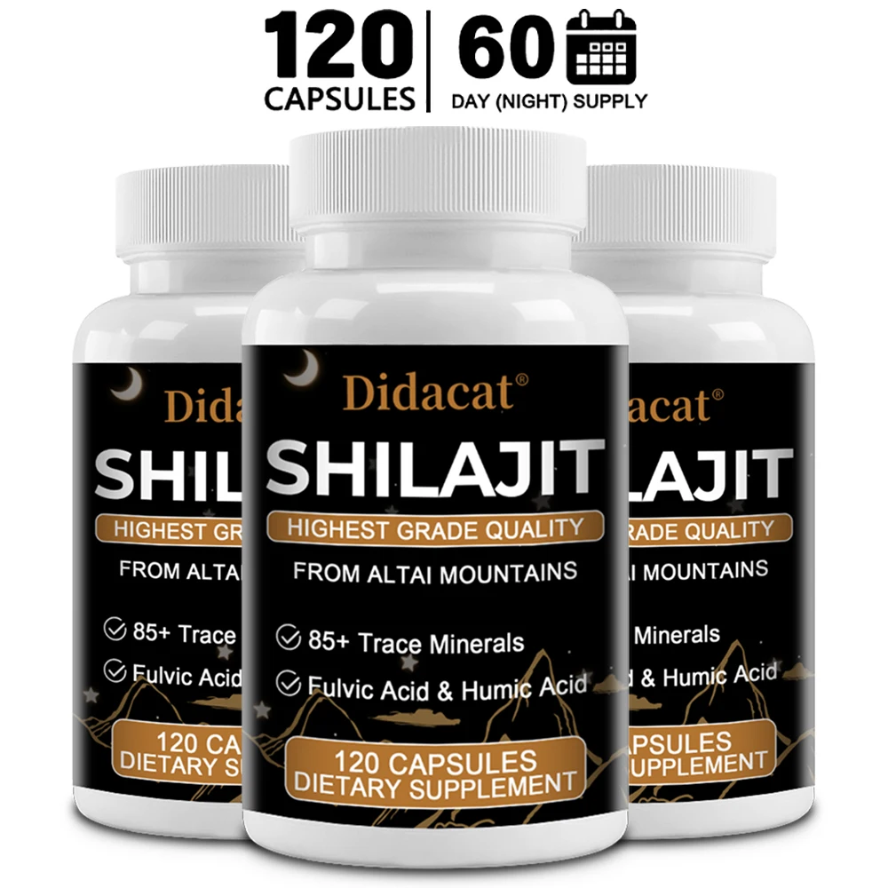 Pure Himalayan Shilajit Resin High Potency Unisex, Provides Energy and Immunity, 85+ Trace Minerals, Fulvic and Humic Acids