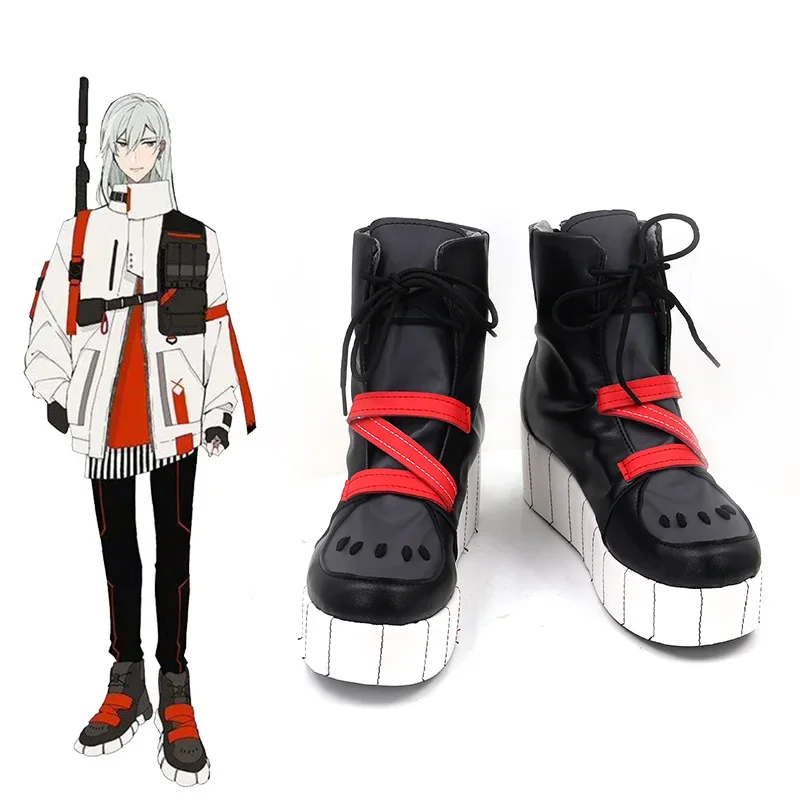 

FC6Game Orikasa Yukito Cosplay Shoes Orikasa Yukito Cosplay Short Boots Shoes Women Men Halloween Role Play Prop@FC8！