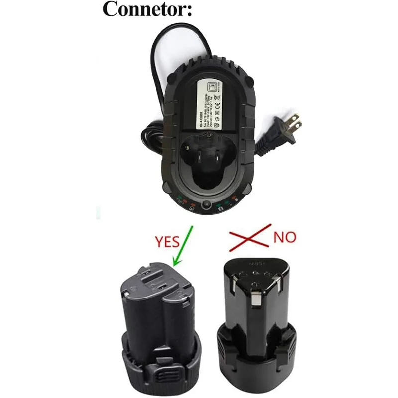 شاحن بطارية ليثيوم أيون من ماكيتا ، شحن سريع ، 7.2 فولت-10.8 فولت ، 1.5A ، BL1014 ، BL7010