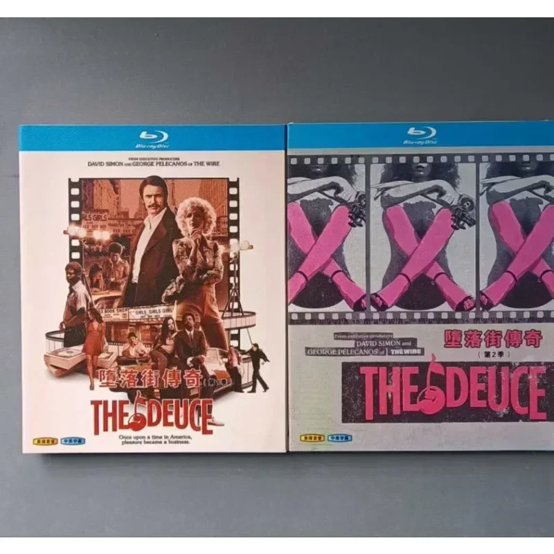 The Deuce Season (1-2) 4-Disc 1080P All RegionPlay Seal Box Movie Blu-ray disc Subtitle English