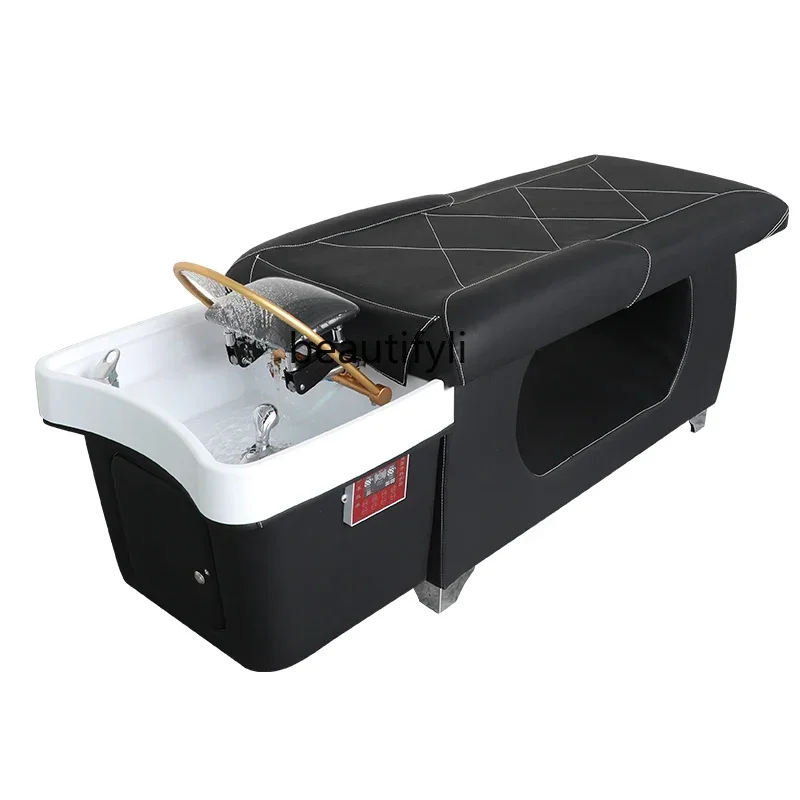 

Barber Shop Massage Shampoo Bed Water Circulation Head Therapy Bed Beauty Salon Fumigation Massage Couch