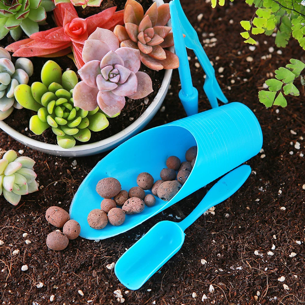 

5Pcs Planting Scoops Ergonomic Design Lightweight Digging Transplanting Tools