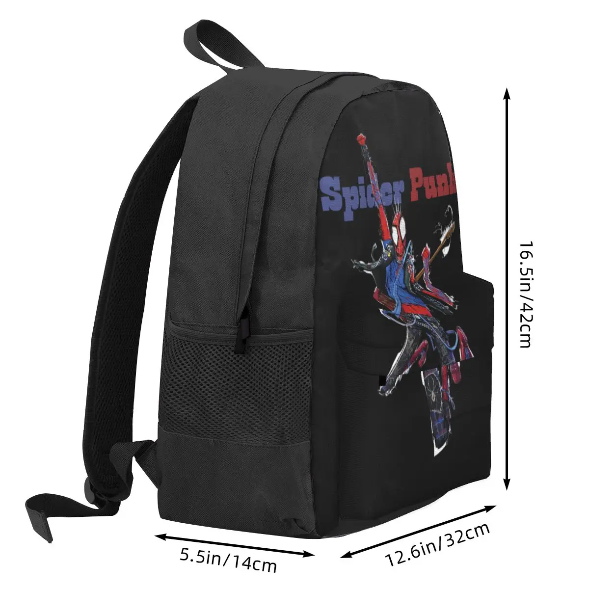 Spider Punk Spiderman Women Backpack Mochila 3D Print Fashion Student School Bag Laptop Kids Large Travel Shoulder Bag