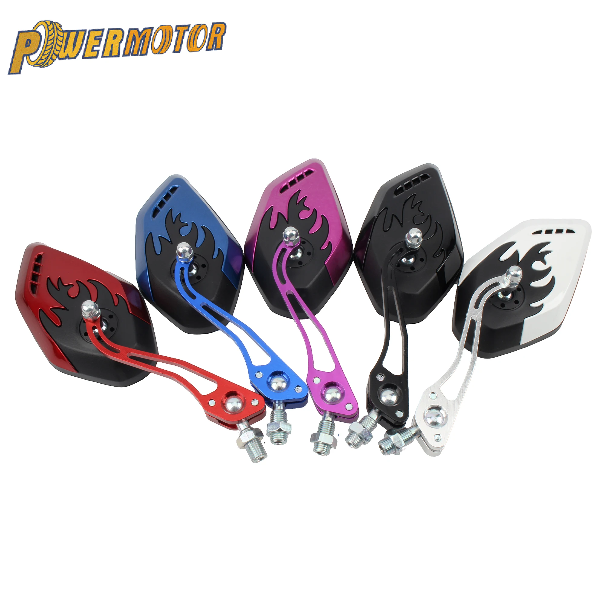 Universal Motorrad CNC Aluminium Anti-Schwindel Rückspiegel Für Honda Kawasaki Harley Yamaha BMW Suzuki Moto Zubehör