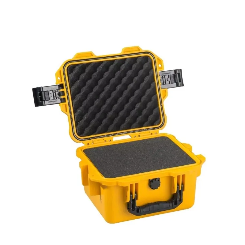 Latest design factory manufacturing engineering PP plastic small toolbox with customizable foam logo for tool storage
