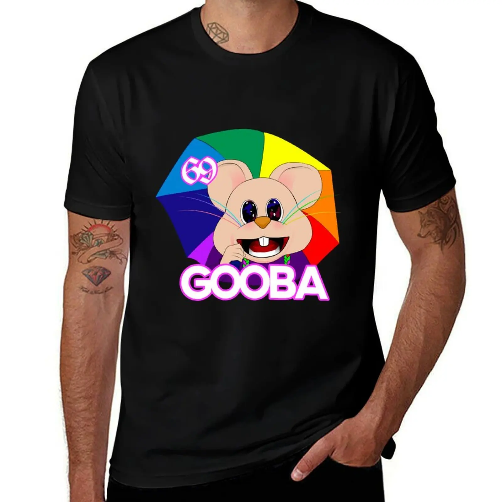 Gooba Mouse Rat Emoji, Tekashi 6ix9ine music video inspired sticker. T-Shirt Trendy Pattern for Men T-Shirt