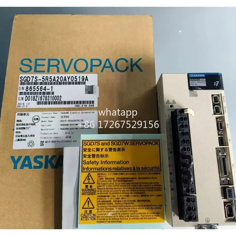 

Совершенно новый сервопривод SGD7S-5R5A20AY0519A 750 Вт для быстрой доставки