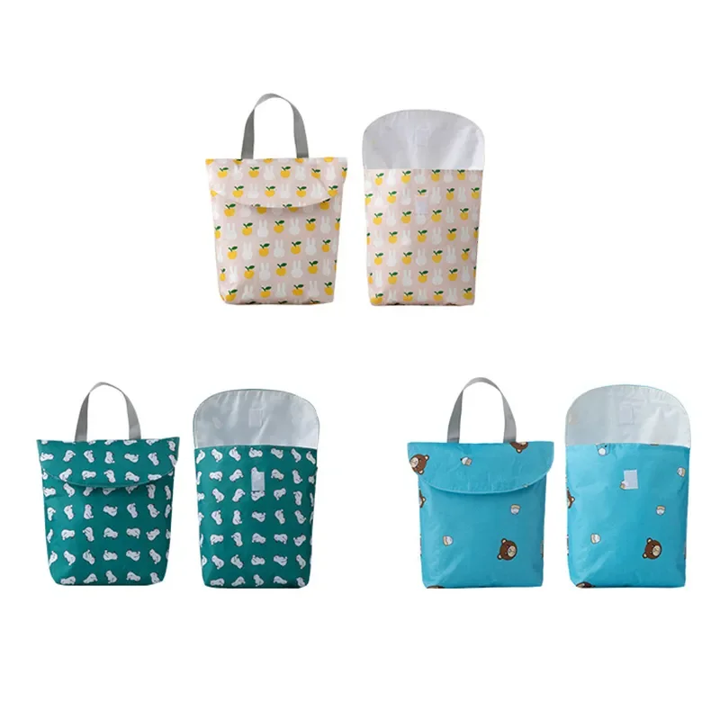 Portable Waterproof Diaper Storage Bag Baby Products Organizer Portable Capacity Nappy Bag Mummy Bag