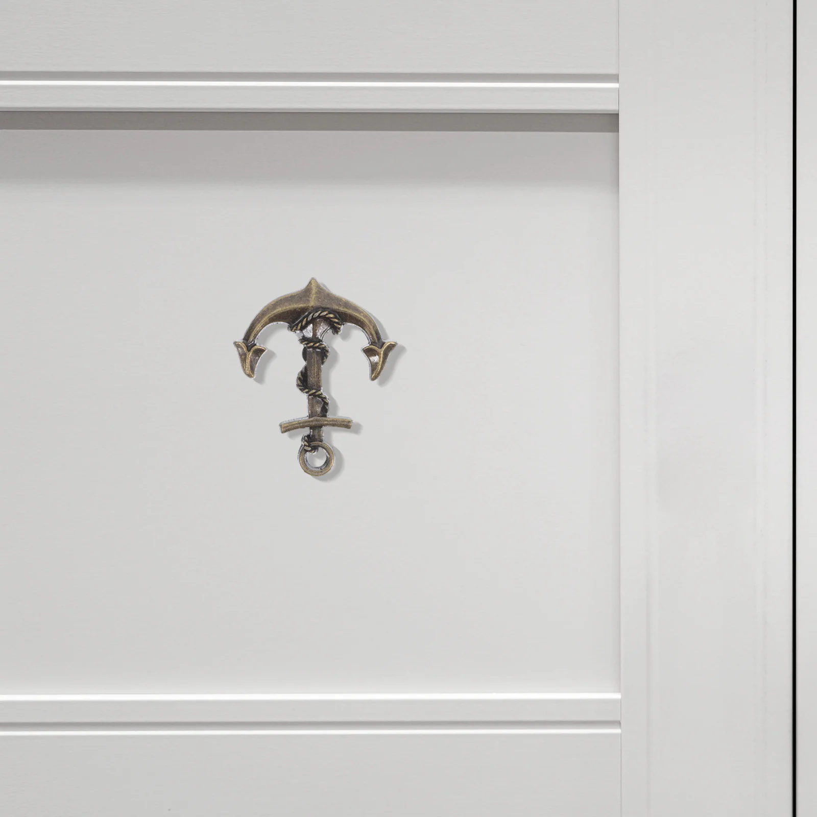 4 قطعة مرساة السفينة درج يسحب الرجعية بحري مقابض للخزانة للأثاث أجهزة المطبخ مقابض أدراج معدنية نمط خمر