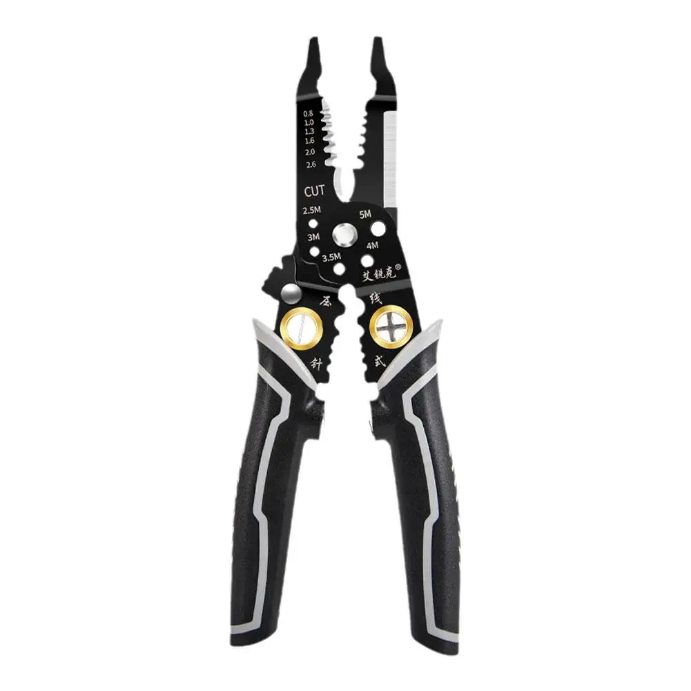 Crimper Cable Cutter Adjustable Automatic Wire Stripper Multifunctional Stripping Crimping Pliers Terminal Hand Tool Wire Repair