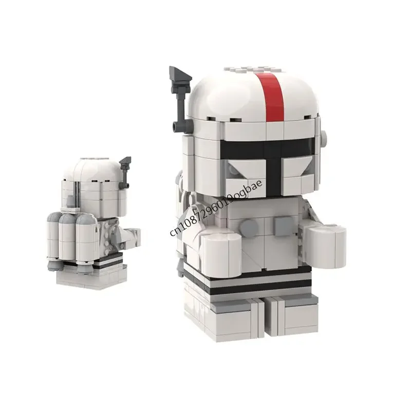 

New 289Pcs Famous Star Battle Movie Moc Boba Up-Scaled Baby Model Building Custom Puzzles Diy Creative Ideas Toys Birthday Gifts