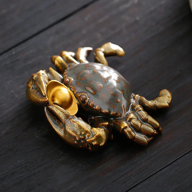

Crab ornament Bafanglai living room entrance lucky wealth decoration desktop decoration ceramic craft gifts
