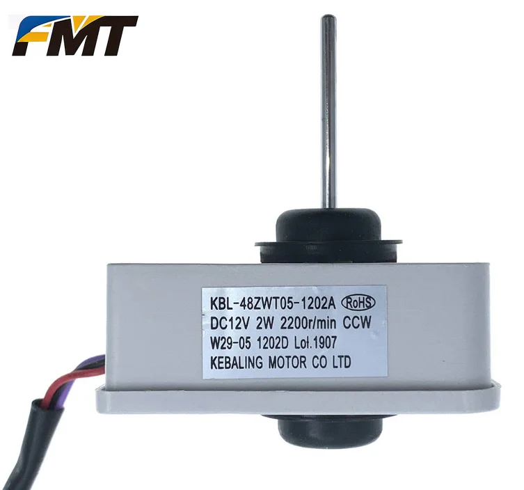 

Вентиляторный двигатель испарителя для холодильника KBL-48ZWT05-1202A (DC12V 2W 2200 об/мин)