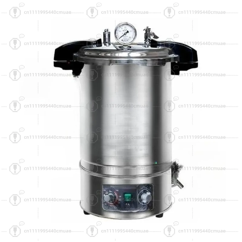 18L/24L Stainless Steel Automatic Steam Sterilizer Autoclave Pot Laboratory Medical  Dental  Vertical Sterilization Pot