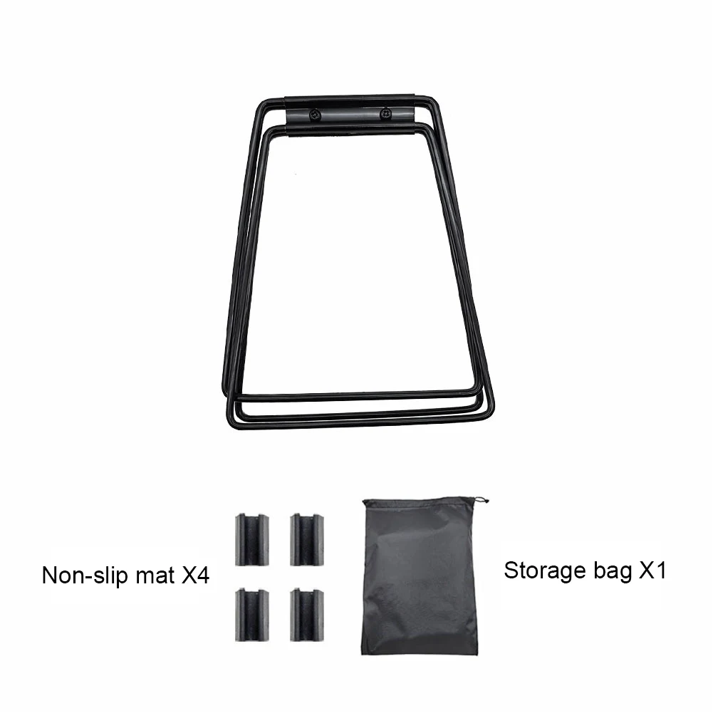 

Складная металлическая подставка для кемпинга, портативная подставка для коробок из алюминиевого сплава, подставка из нержавеющей стали, уличные коробки для хранения, полки для путешествий, приготовления пищи