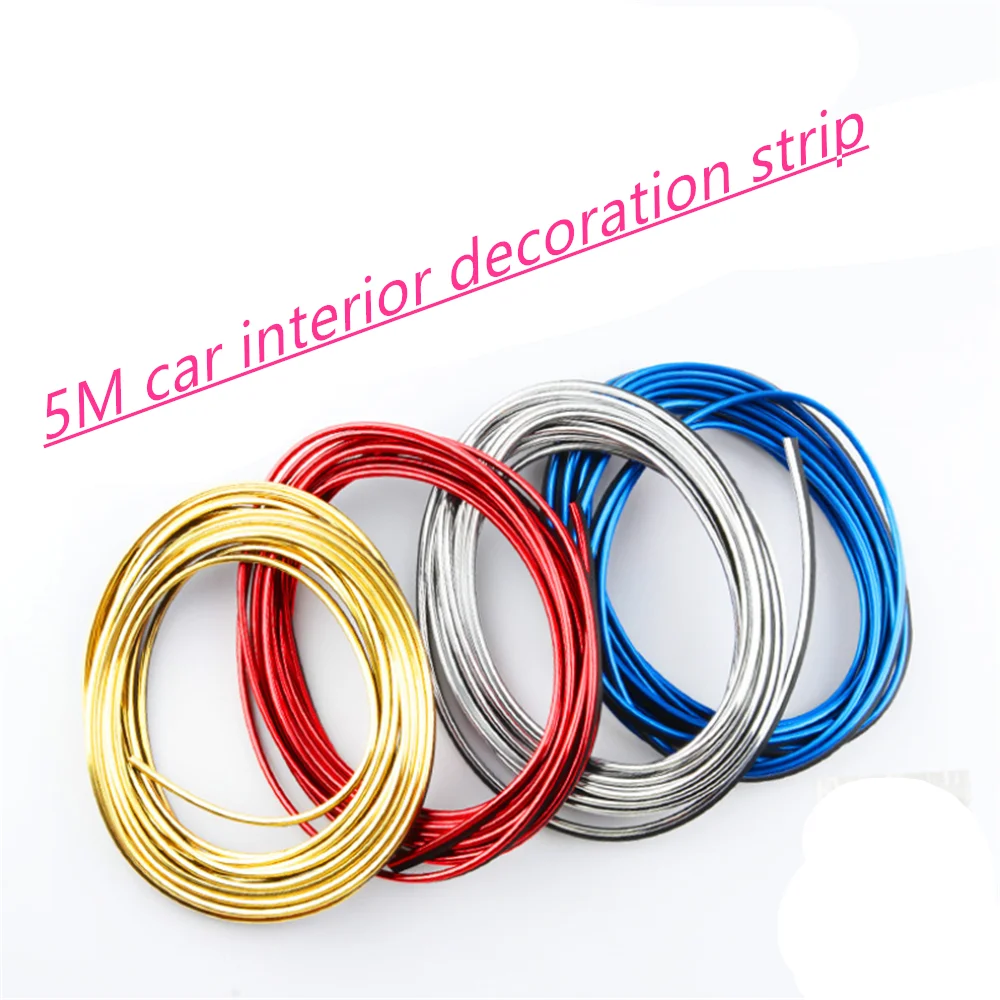 5M Car interior decoration strip for Jeep Cherokee 5 KL KK Commander Grand Cherokee 4 WK2 Car Accessories