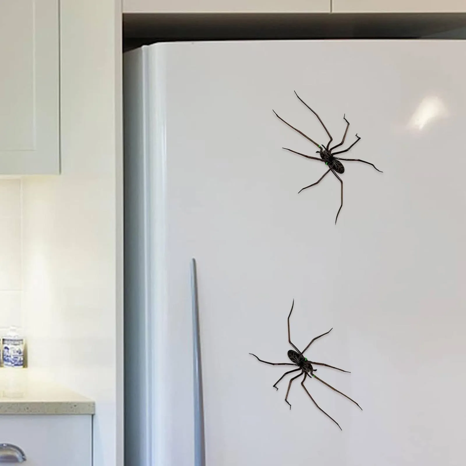 Reusable Spider Magnet Realistic Spider Halloween Prank Props Magnetic Spider Decoration for Garage Door Mailbox for Spooky
