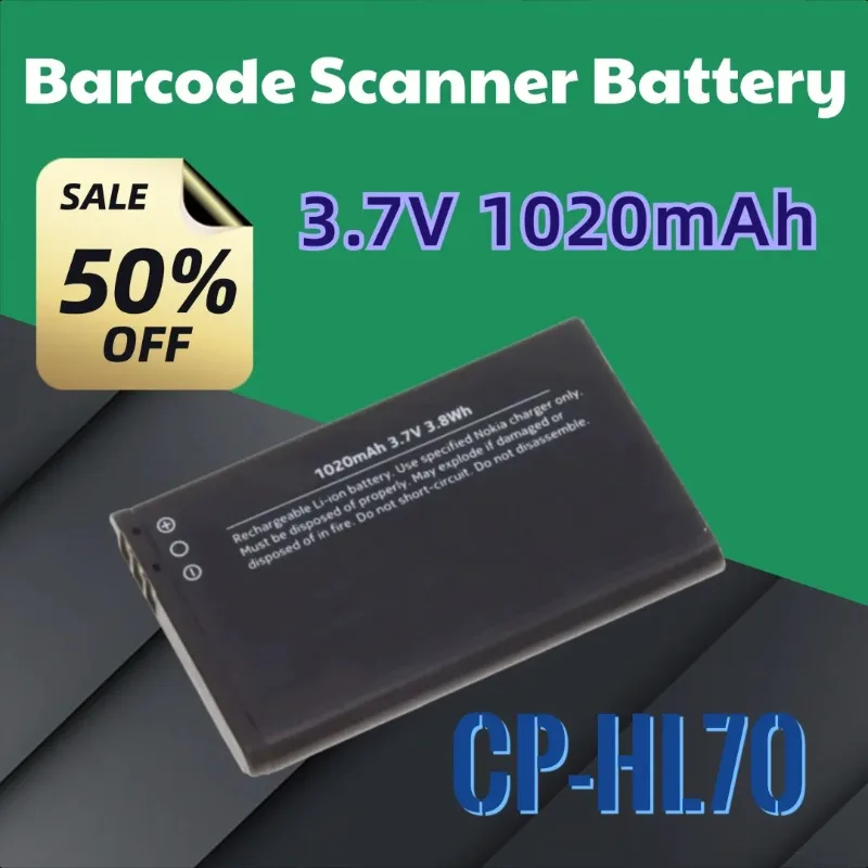 

3.7V 1020mAh for Honeywell Captuvo 70e 75e SL22 SL42 SL62 Barcode Scanner Battery