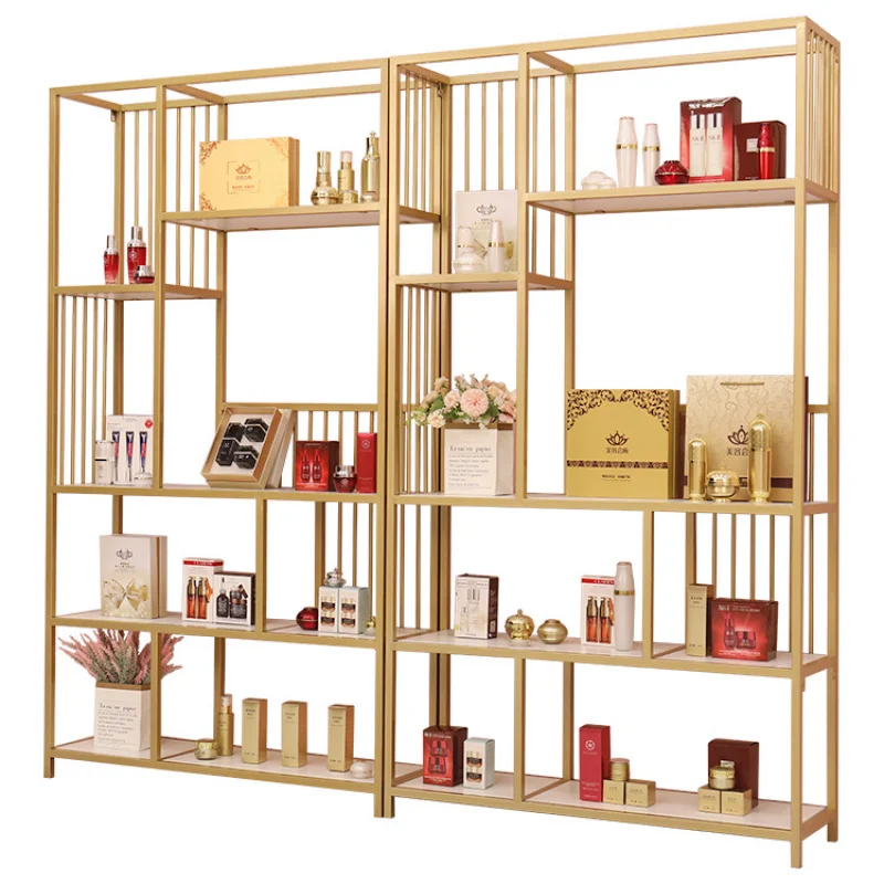 

2025customized.Cosmetic Shop Shelves Showcase Supermarket Shopping Shelf Rack Cosmetics Display Showcase Shop Shelving