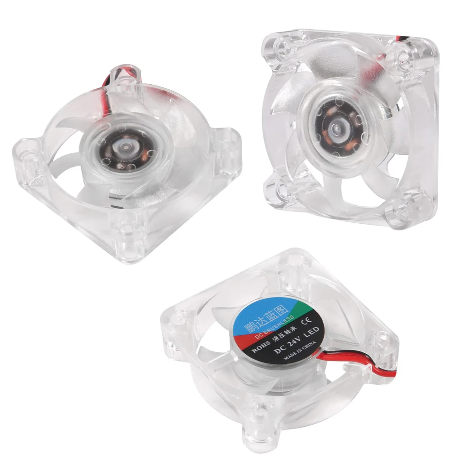 4010 Fan 3D Printer Fan DC 12V Mini Brushless Cooling Fan 40x40x10mm Hydraulic Bearing Fan RGB LED for 3D Printer DVR, PC,CPU