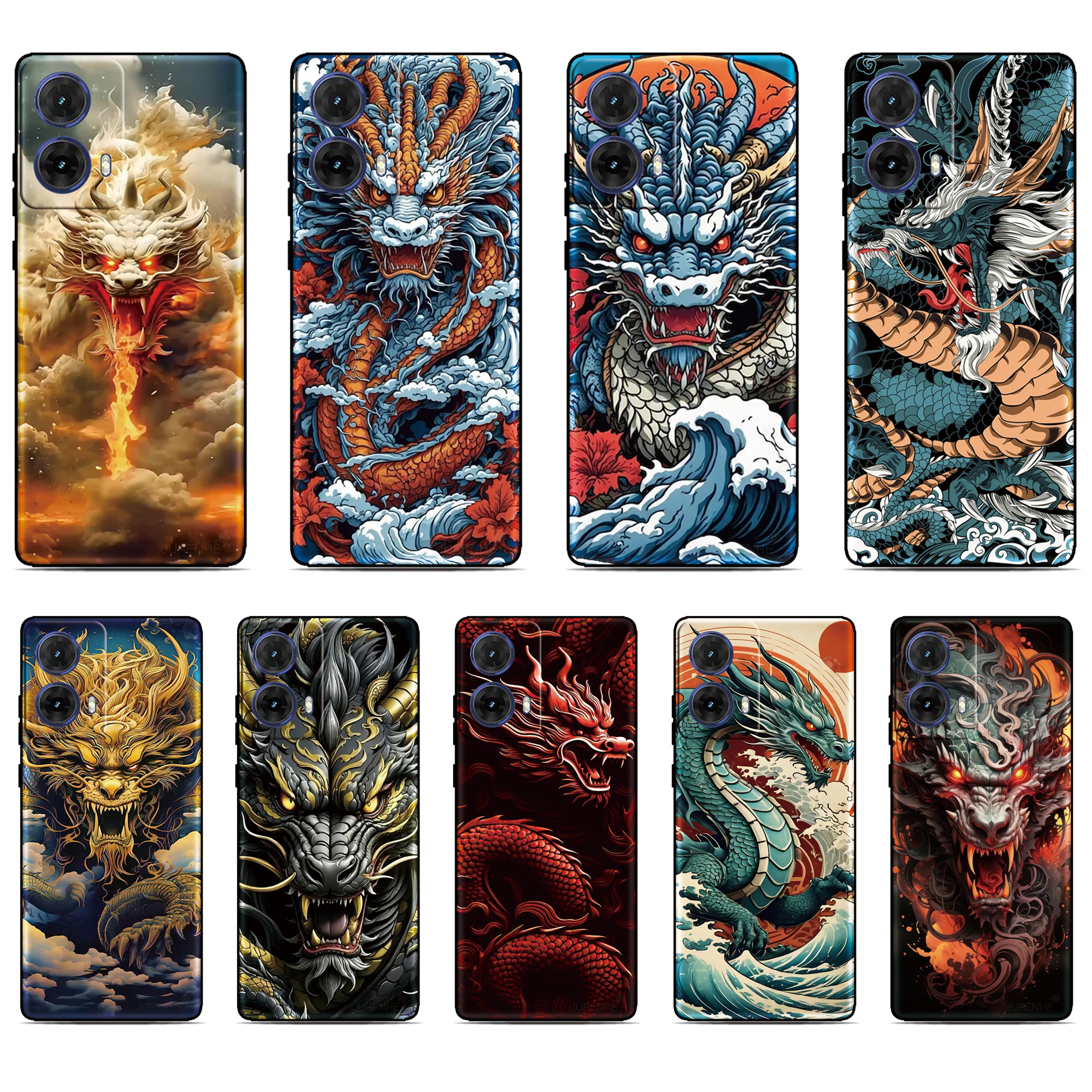 

Animal Dragon Cover For Xiaomi 14T Poco C85 C65 X6 M7 C40 C71 F4 M4 Redmi 15 15C 13C 12C 10C 4G A5 Note 13 Pro 5G Phone Case