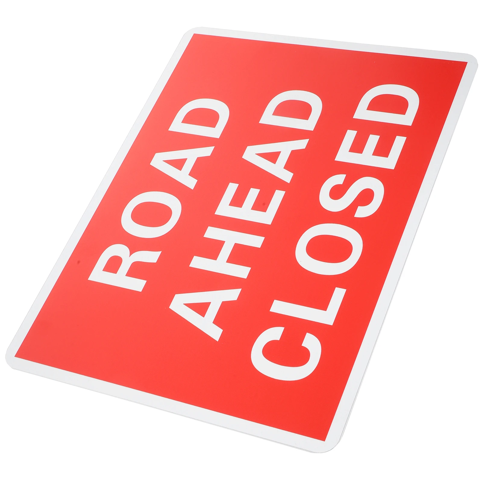 

Road Closed Sign 400x300mm PVC Traffic Control Driveway Safety Reflective Warning SignsBlocking Symbol