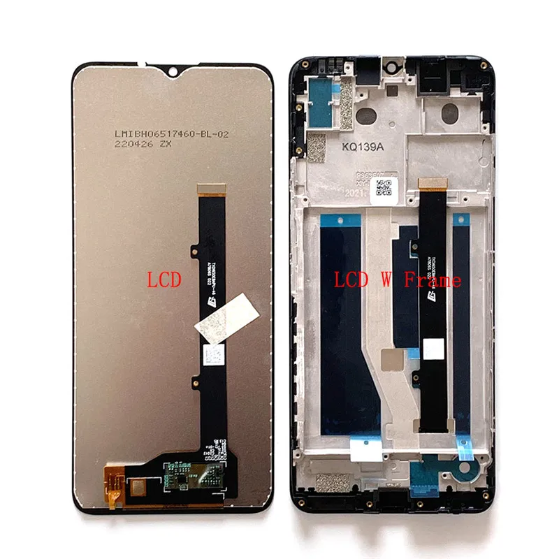 6.52\'\' Original For ZTE Blade A51 LCD Screen Display Touch Screen Digitizer For ZTE Blade A71 A7030 2021 LCD Display Frame