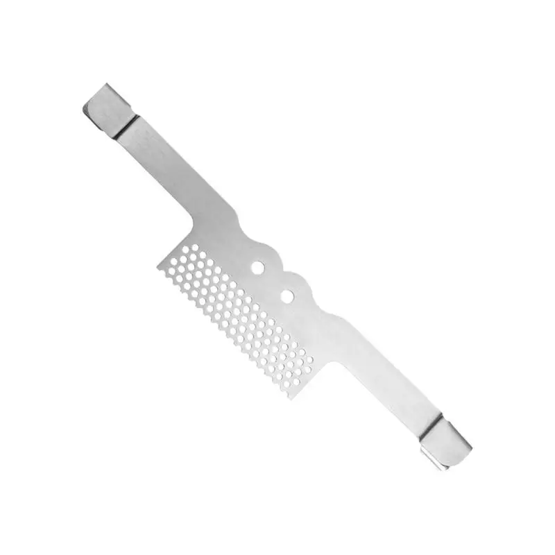 

Grease Trap Non-slip Griddle Spatula Holder Stainless Steel Metal Slotted Tool Organizers Multifunctional Barbecue Accessories